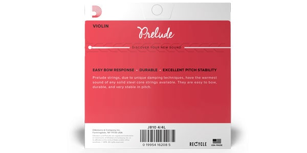 DADDARIO ( ダダリオ )  / J814 4/4L Prelude バイオリン弦 G線 Light画像3