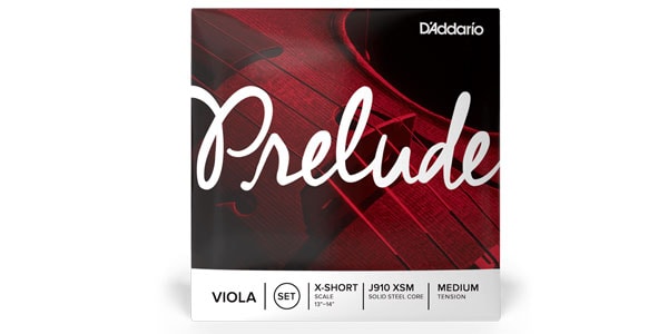 DADDARIO ( ダダリオ )  / J910 XSM Prelude ビオラ弦セット Extra Short Scale Medium画像2