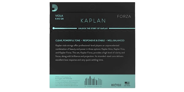 DADDARIO ( ダダリオ )  / K411 SM Kaplan Forza ビオラ弦 A線 Short Scale Medium画像3