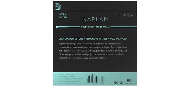 DADDARIO ( ダダリオ )  / K413 SM Kaplan Forza ビオラ弦 G線 Short Scale Medium画像3