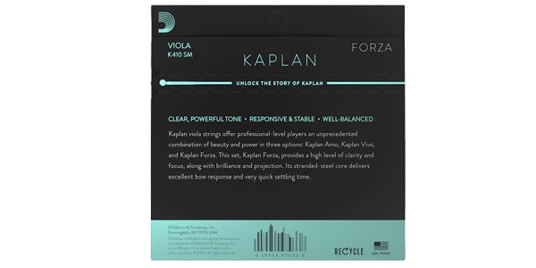 DADDARIO ( ダダリオ )  / K414 SM Kaplan Forza ビオラ弦 C線 Short Scale Medium画像3