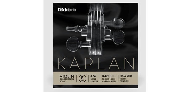 DADDARIO ( ダダリオ )  / K420B-1 Kaplan バイオリン弦 E線 Light Ballend