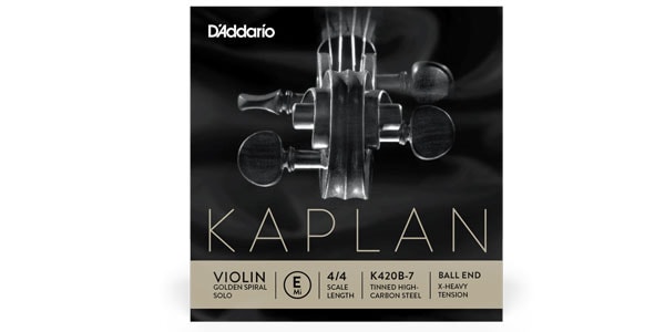 DADDARIO ( ダダリオ )  / K420B-7 Kaplan バイオリン弦 E線 Extra Heavy Ballend