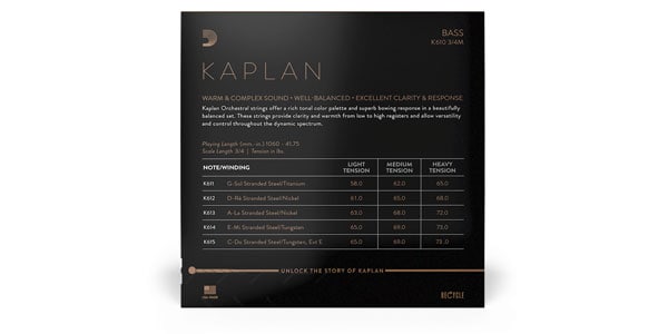 DADDARIO ( ダダリオ )  / K615 3/4M Kaplan コントラバス弦 C EXT-E線 Medium画像3