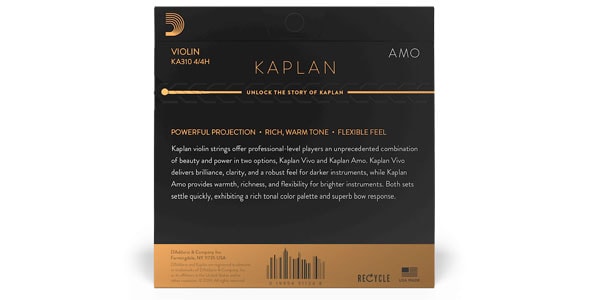 DADDARIO ( ダダリオ )  / KA310 4/4H Kaplan AMO バイオリン弦セット Heavy Ballend画像3