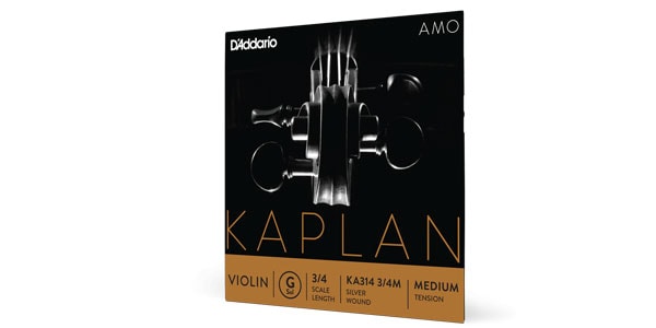 DADDARIO ( ダダリオ )  / KA314 3/4M Kaplan AMO バイオリン弦 G線