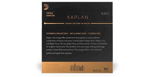 DADDARIO ( ダダリオ )  / KA413 SM Kaplan AMO ビオラ弦 G線 Short Scale Medium画像3