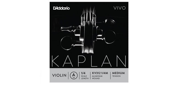 DADDARIO ( ダダリオ )  / KV312 1/4M Kaplan VIVO バイオリン弦 A線 Medium