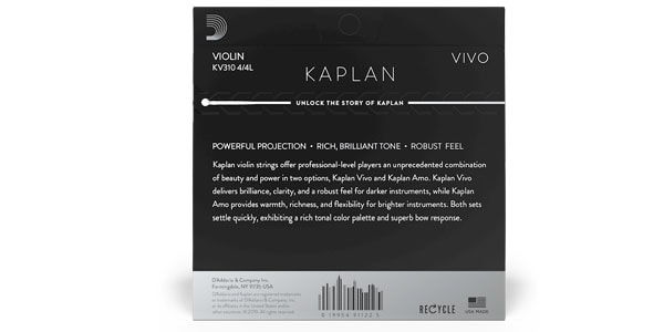 DADDARIO ( ダダリオ )  / KV314 4/4L Kaplan VIVO バイオリン弦 G線 Light画像3