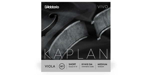 DADDARIO/KV410 SM Kaplan VIVO ビオラ弦 Short Scale Medium