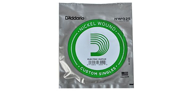 DADDARIO/NW025 Single XL Nickel Wound 025