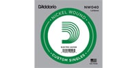 DADDARIO NW040 Single XL Nickel Wound 040