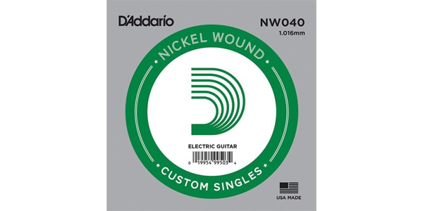 DADDARIO / NW040 Single XL Nickel Wound 040