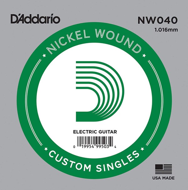 DADDARIO/NW040 Single XL Nickel Wound 040