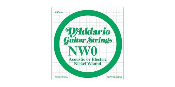 DADDARIO/NW018 Single XL Nickel Wound 018