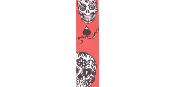 DADDARIO / P20W1414 POLYESTER GUITAR STRAPSRed Sugar Skulls画像2