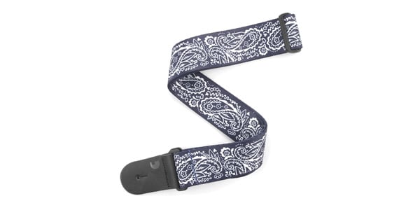 DADDARIO / P20W1419 PRINTED POLYESTER GUITAR STRAPBlue Paisley