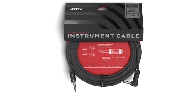 DADDARIO / PW-AMSGRA-20 American Stage Instrument Cable, SL 20ft画像2