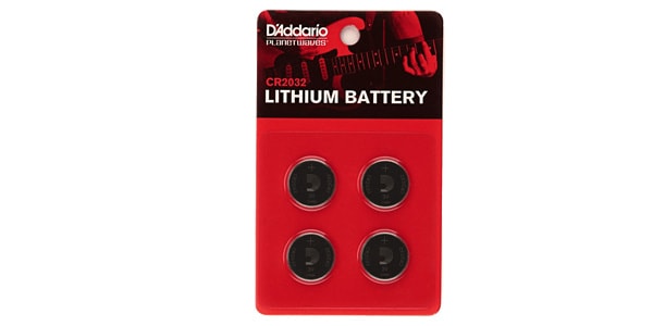 DADDARIO/PW-CR2032-04 LITHIUM CR2032 BATTERY