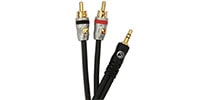 DADDARIO PW-MP-05 Dual RCA to 1/8" Stereo Audio Cable