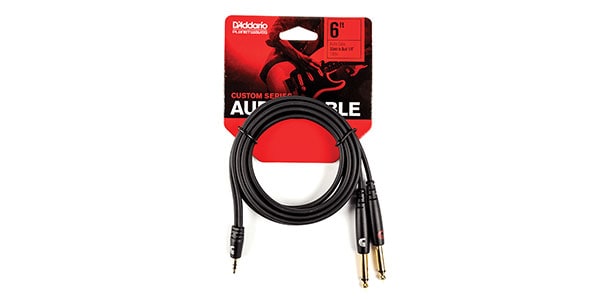 DADDARIO / PW-MPTS-06 1/8" to Dual 1/4" Audio Cable画像2