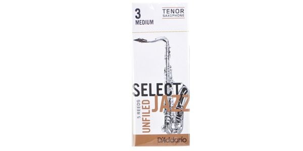 D&#39;Addario Woodwinds / テナーサックスリード ジャズセレクト アンファイルド 3M