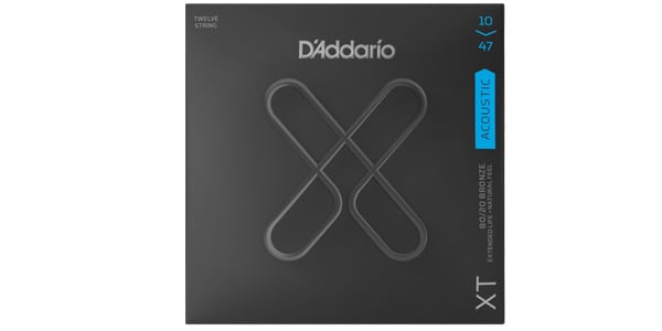 DADDARIO / XTABR1047-12 XT Acoustic 80/20 Bronze Light 12-String
