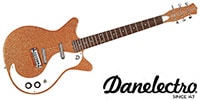 DANELECTRO 59 M NOS+ Metaflake Orange