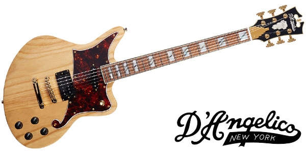 D&#39;Angelico / Deluxe Bedford Natural Swamp Ash with PauFerro