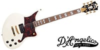 D’Angelico Deluxe Bedford Vintage White