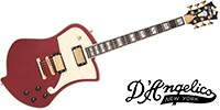 D’Angelico Deluxe Ludlow Limited Edition Matte Wine