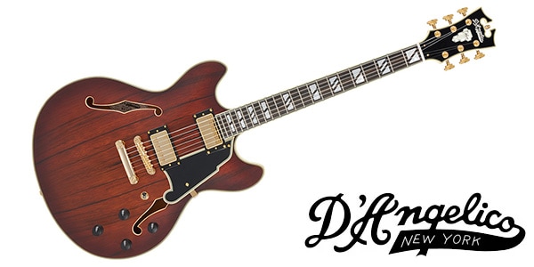 D&#39;Angelico / Deluxe DC Satin Brown Burst