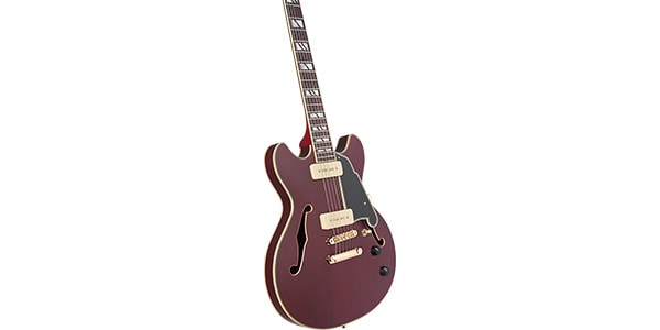 D&#39;Angelico / Deluxe Mini DC P-90 Satin Trans Wine画像4