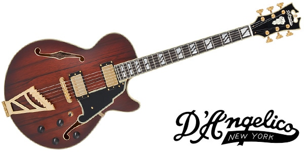 D&#39;Angelico / Deluxe SS Satin Brown Burst