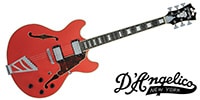 D'Angelico / Premier DC Stairstep Fiesta Red