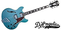 D'Angelico / Premier DC Stairstep Ocean Turquoise