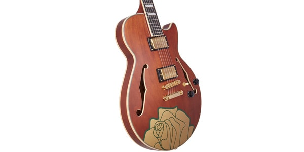 D&#39;Angelico ( ディアンジェリコ )  / Premier Grateful Dead SS, Satin Walnut Custom Artwork画像4