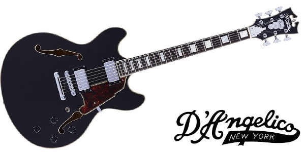 D&#39;Angelico / Premier DC Black Flake