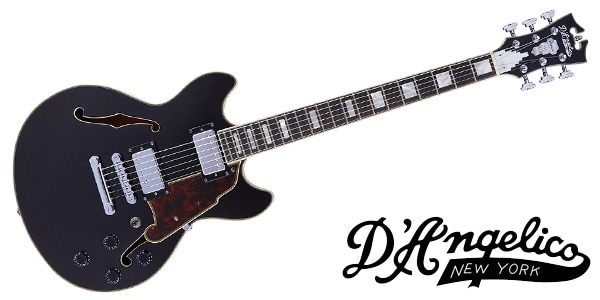 D'Angelico/Premier Mini DC Black Fake