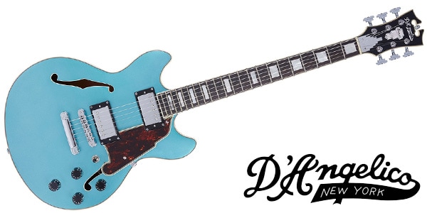 D'Angelico/Premier Mini DC Ocean Turquoise