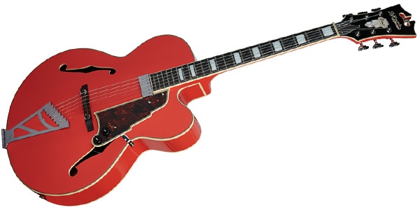D'Angelico ディアンジェリコ エレキギター フルアコ ホローボディ Premier EXL-1 Fiesta Red