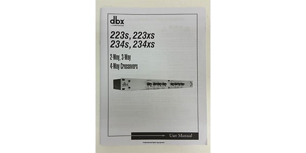 dbx ( ディービーエックス )  / 【USED】223xs クロスオーバー(チャンネルディバイダー)画像9