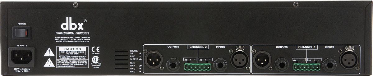 dbx ( ディービーエックス ) iEQ15 グラフィック・イコライザー 送料 