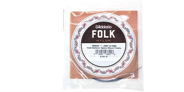 DADDARIO ( ダダリオ )  / BEB028 Single Classical/Folk Guitar Black Nylon 028 Ball End