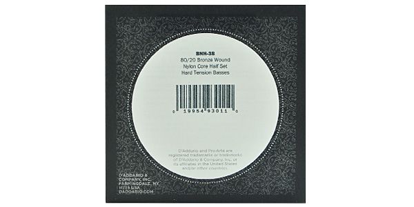 DADDARIO / BNH-3B Pro-Arte Nylon Core 80/20 Bronze Bass Half Sets Hard 画像2