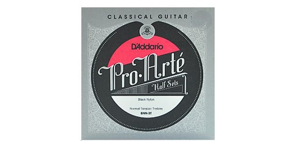 DADDARIO/BNN-3T Pro-Arte Black Nylon Treble Half Sets Normal