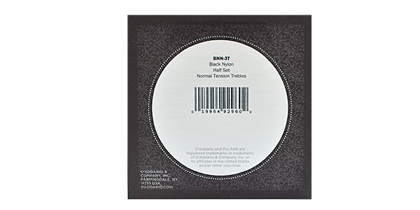 DADDARIO ( ダダリオ )  / BNN-3T Pro-Arte Black Nylon Treble Half Sets Normal 画像2