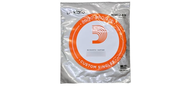DADDARIO / BW049 Single 80/20 Bronze Wound 049