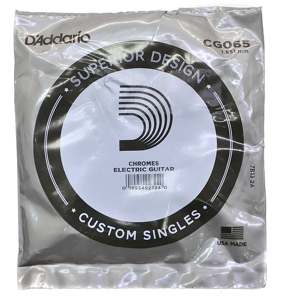 DADDARIO/CG065 Single XL Chromes Flat Wound 065