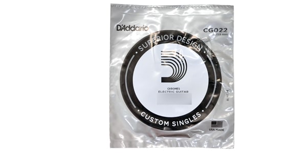 DADDARIO / CG022 Single XL Chromes Flat Wound 022